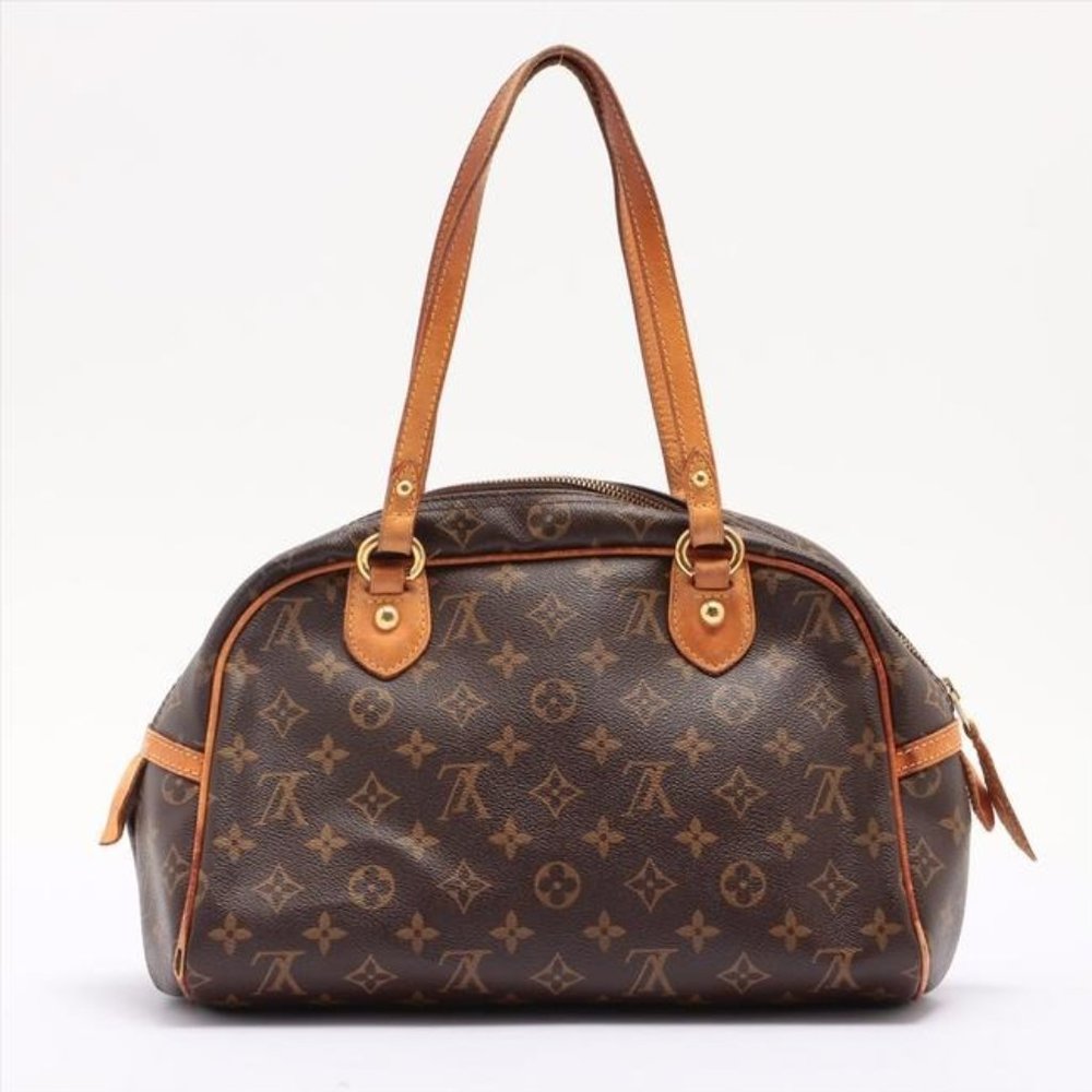 Louis Vuitton Montorgueil PM Brown Monogram Canvas Shoulder Bag - Picture 4 of 12